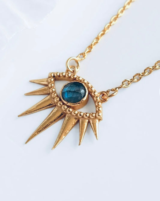 Labradorite Mystical Eye Necklace